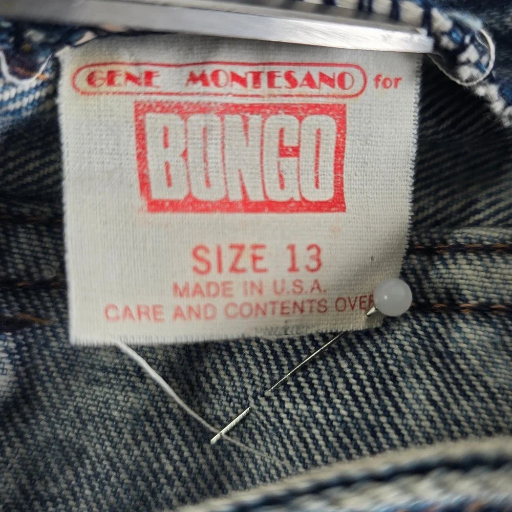 Vintage Bongo Contempo Casuals Acid Wash‎ High Waist Tapered Jeans Womens 13 USA